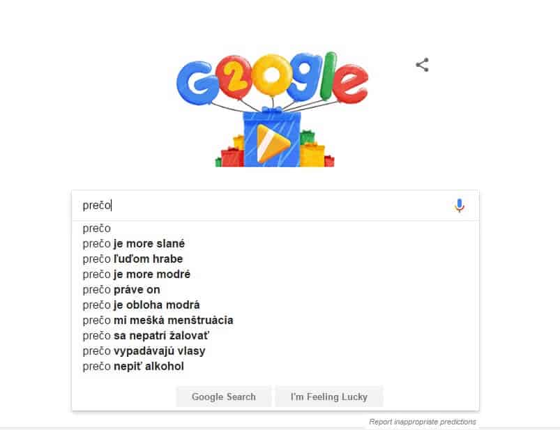 google dnes oslavuje 20 rokov! - vzsledky1 - Google dnes oslavuje 20 rokov!