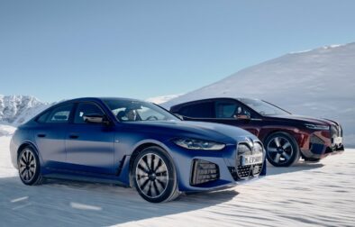 Najnovšie elektrické modely BMW i4 a iX ukázali svoje schopnosti na ľade a snehu. Foto: BMW